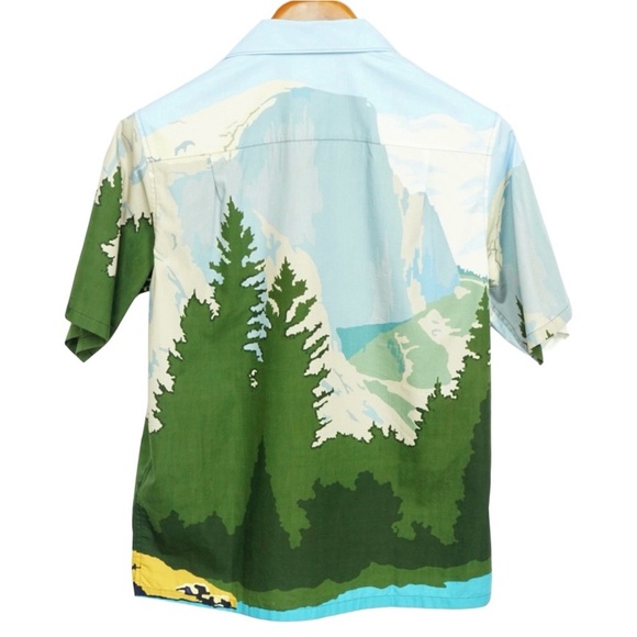 Prada Mountain Landscape Bowling Shirt - Picture 2 of 6